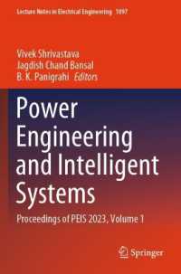 Power Engineering and Intelligent Systems : Proceedings of PEIS 2023, Volume 1 (Lecture Notes in Electrical Engineering)