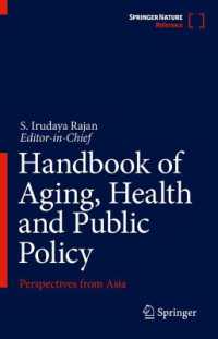 Handbook of Aging, Health and Public Policy : Perspectives from Asia