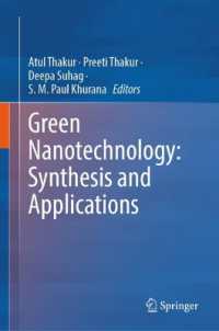 Green Nanotechnology : Synthesis and Applications