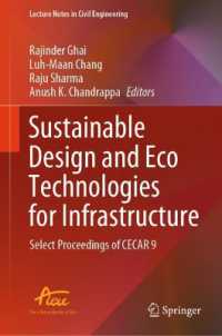 Sustainable Design and Eco Technologies for Infrastructure : Select Proceedings of CECAR 9 (Lecture Notes in Civil Engineering)