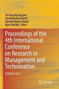 Proceedings of the 4th International Conference on Research in Management and Technovation : ICRMAT-2023