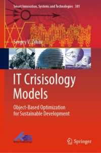 IT Crisisology Models : Object-Based Optimization for Sustainable Development (Smart Innovation, Systems and Technologies)
