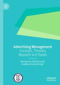 Advertising Management : Concepts, Theories, Research and Trends