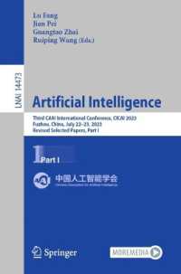 Artificial Intelligence : Third CAAI International Conference, CICAI 2023, Fuzhou, China, July 22-23, 2023, Revised Selected Papers, Part I (Lecture Notes in Artificial Intelligence)
