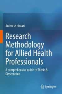 Research Methodology for Allied Health Professionals : A comprehensive guide to Thesis & Dissertation