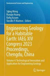 Engineering Geology for a Habitable Earth: IAEG XIV Congress 2023 Proceedings, Chengdu, China : Volume 4: Technological Innovation and Application for Engineering Geology (Environmental Science and Engineering)