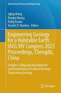 Engineering Geology for a Habitable Earth: IAEG XIV Congress 2023 Proceedings, Chengdu, China : Volume 5: Megacity Development and Preservation of Cultural Heritage Engineering Geology (Environmental Science and Engineering)