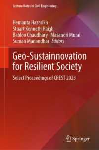 Geo-Sustainnovation for Resilient Society : Select Proceedings of CREST 2023 (Lecture Notes in Civil Engineering)