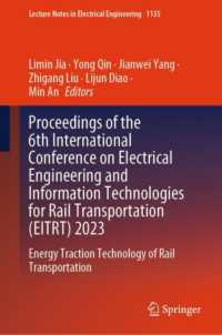Proceedings of the 6th International Conference on Electrical Engineering and Information Technologies for Rail Transportation (EITRT) 2023 : Energy Traction Technology of Rail Transportation (Lecture Notes in Electrical Engineering)
