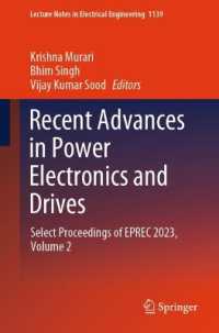 Recent Advances in Power Electronics and Drives : Select Proceedings of EPREC 2023, Volume 2 (Lecture Notes in Electrical Engineering)