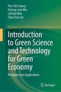 Introduction to Green Science and Technology for Green Economy : Principles and Applications