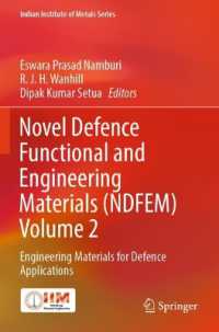 Novel Defence Functional and Engineering Materials (NDFEM) Volume 2 : Engineering Materials for Defence Applications (Indian Institute of Metals Series)