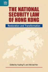The National Security Law of Hong Kong : Restoration and Transformation