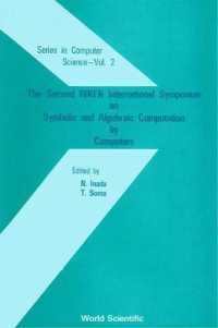 Symbolic and Algebraic Computation by Computers - Proceedings of the Second International Symposium (World Scientific Series in Computer Science)