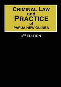 Criminal Law and Practice of Papua New Guinea （3RD）