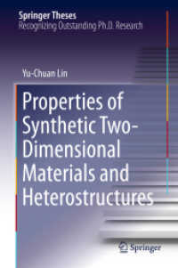 Properties of Synthetic Two-Dimensional Materials and Heterostructures (Springer Theses)