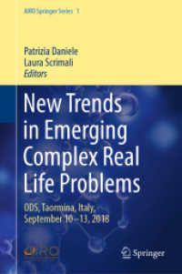 New Trends in Emerging Complex Real Life Problems : ODS, Taormina, Italy, September 10-13, 2018 (Airo Springer Series)