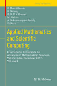 Applied Mathematics and Scientific Computing : International Conference on Advances in Mathematical Sciences, Vellore, India, December 2017 - Volume II (Trends in Mathematics)