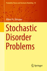 Stochastic Disorder Problems (Probability Theory and Stochastic Modelling)