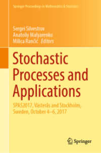 Stochastic Processes and Applications : SPAS2017, Västerås and Stockholm, Sweden, October 4-6, 2017 (Springer Proceedings in Mathematics & Statistics)