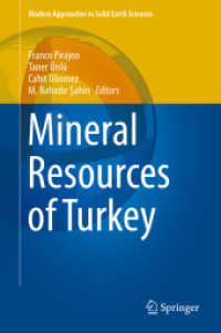 トルコの鉱物資源<br>Mineral Resources of Turkey (Modern Approaches in Solid Earth Sciences)
