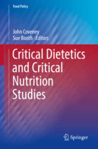 Critical Dietetics and Critical Nutrition Studies (Food Policy)