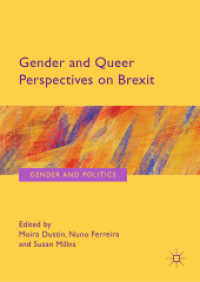 ジェンダーとクィア研究から見た英国のＥＵ離脱<br>Gender and Queer Perspectives on Brexit (Gender and Politics)