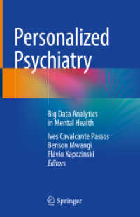 Personalized Psychiatry : Big Data Analytics in Mental Health