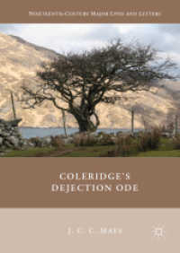 Coleridge's Dejection Ode (Nineteenth-century Major Lives and Letters)