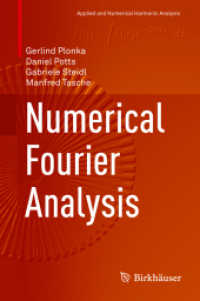 Numerical Fourier Analysis (Applied and Numerical Harmonic Analysis)