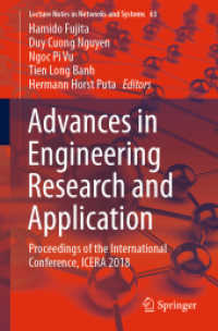 Advances in Engineering Research and Application : Proceedings of the International Conference, ICERA 2018 (Lecture Notes in Networks and Systems)