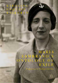 María Zambrano's Ontology of Exile : Expressive Subjectivity