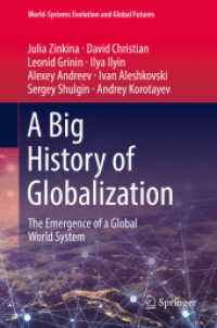 グローバル化のビッグ・ヒストリー<br>A Big History of Globalization : The Emergence of a Global World System (World-systems Evolution and Global Futures)