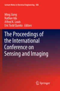 The Proceedings of the International Conference on Sensing and Imaging (Lecture Notes in Electrical Engineering)