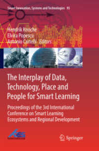 The Interplay of Data, Technology, Place and People for Smart Learning : Proceedings of the 3rd International Conference on Smart Learning Ecosystems and Regional Development (Smart Innovation, Systems and Technologies)