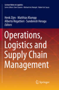 Operations, Logistics and Supply Chain Management (Lecture Notes in Logistics)
