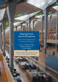 Shaping Human Science Disciplines : Institutional Developments in Europe and Beyond (Socio-historical Studies of the Social and Human Sciences)