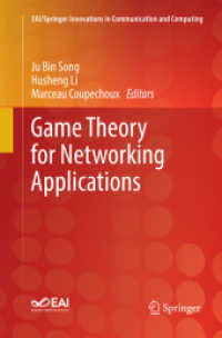 Game Theory for Networking Applications (Eai/springer Innovations in Communication and Computing)