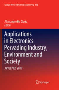 Applications in Electronics Pervading Industry, Environment and Society : APPLEPIES 2017 (Lecture Notes in Electrical Engineering)