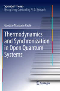 Thermodynamics and Synchronization in Open Quantum Systems (Springer Theses)