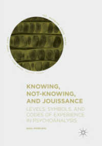 Knowing, Not-Knowing, and Jouissance : Levels, Symbols, and Codes of Experience in Psychoanalysis (The Palgrave Lacan Series)