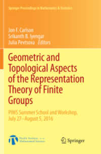 Geometric and Topological Aspects of the Representation Theory of Finite Groups : PIMS Summer School and Workshop, July 27-August 5, 2016 (Springer Proceedings in Mathematics & Statistics)