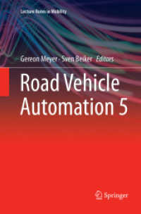 Road Vehicle Automation 5 (Lecture Notes in Mobility)