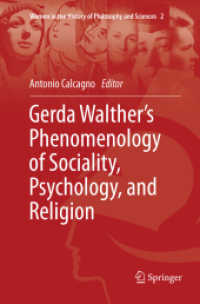 Gerda Walther's Phenomenology of Sociality, Psychology, and Religion (Women in the History of Philosophy and Sciences)