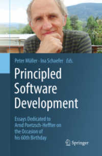 Principled Software Development : Essays Dedicated to Arnd Poetzsch-Heffter on the Occasion of his 60th Birthday