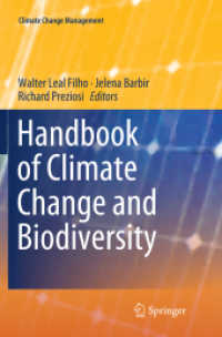 Handbook of Climate Change and Biodiversity (Climate Change Management)