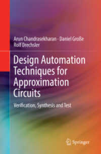 Design Automation Techniques for Approximation Circuits : Verification, Synthesis and Test