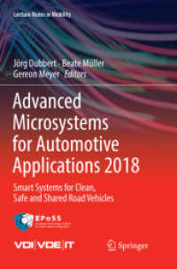 Advanced Microsystems for Automotive Applications 2018 : Smart Systems for Clean, Safe and Shared Road Vehicles (Lecture Notes in Mobility)