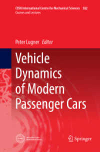 Vehicle Dynamics of Modern Passenger Cars (Cism International Centre for Mechanical Sciences)