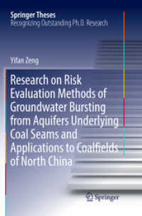 Research on Risk Evaluation Methods of Groundwater Bursting from Aquifers Underlying Coal Seams and Applications to Coalfields of North China (Springer Theses)